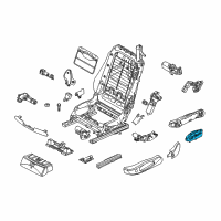 OEM 2004 BMW 325xi Actuation Unit Left Diagram - 52-10-8-255-377