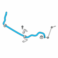 OEM BMW X5 Stabilizer, Front Diagram - 31-30-6-870-666