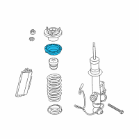 OEM 2015 BMW M6 Gran Coupe Upper Spring Pad Diagram - 33-53-6-775-751