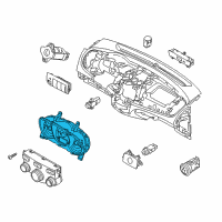 OEM 2010 Kia Forte Koup Cluster Assembly-Instrument Diagram - 940311M031