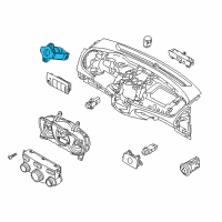 OEM 2012 Kia Forte Koup Sensor-INCAR & Humidity Diagram - 972701F100