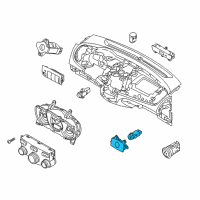 OEM Kia Forte Switch Assembly-Hazard Warning Diagram - 937901M100