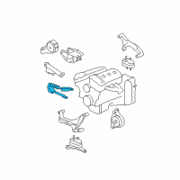 OEM Chevrolet Equinox Snubber Asm-Engine Mount Diagram - 25964303