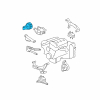 OEM 2009 Chevrolet Equinox Rear Mount Diagram - 25979415