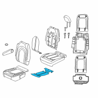 OEM 2020 Chrysler Voyager Pad-Seat Cushion Diagram - 68229497AA