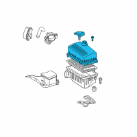 OEM Toyota Camry Cover Assembly Diagram - 17705-28232