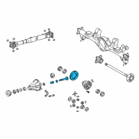 OEM 2012 Toyota FJ Cruiser Pinion Assembly Diagram - 41201-80567