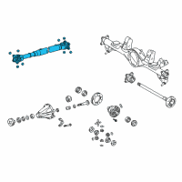 OEM 2020 Lexus GX460 Shaft Assy, Propeller Diagram - 37110-60A40