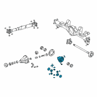 OEM 2020 Lexus GX460 Case Sub-Assembly, DIFFE Diagram - 41301-35260