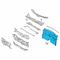 OEM Nissan Leaf INSULATOR Dash Center Diagram - 67900-5SP0A