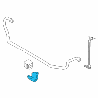 OEM BMW 135i Stabilizer Support Diagram - 31-35-6-768-828