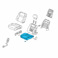 OEM 2003 Honda Accord Pad, L. FR. Seat Cushion (Tachi-S/Setex) Diagram - 81537-SDA-A22