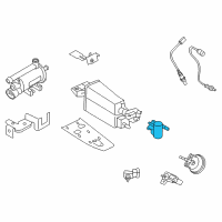 OEM 2017 Hyundai Santa Fe Canister Close Valve Diagram - 31453-3Q500