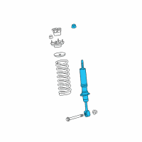 OEM 2008 Lexus LX570 ABSORBER Assembly, Shock Diagram - 48510-69355