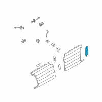 OEM Lincoln Hinge Diagram - 2C6Z-8426800-AA