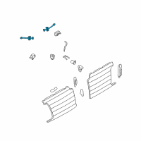 OEM 2002 Lincoln Blackwood Door Check Diagram - 2C6Z-8444100-AB