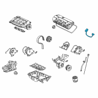 OEM Acura TL Sensor Assembly, Crank (1-2) Diagram - 37500-RCA-A01