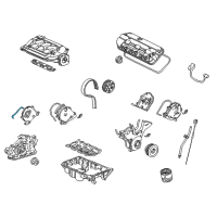 OEM 1997 Acura CL Gasket, Rear Timing Belt Back Cover Plate Diagram - 11872-P8A-A00