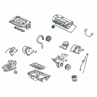 OEM 2000 Honda Odyssey Cap Assembly, Oil Filler Diagram - 15610-P5G-A01