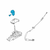 OEM 2019 Ford F-150 Shift Knob Diagram - JL3Z-7213-DB