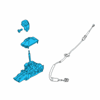 OEM 2019 Ford F-150 Shifter Diagram - JL3Z-7210-KB