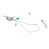 OEM 2018 Infiniti Q50 Bulb Diagram - 26261-89964