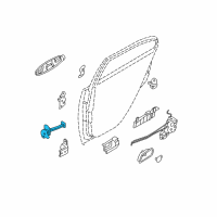 OEM Kia Rio5 Checker Assembly-Rear Door Diagram - 794901G000