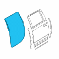 OEM 2010 Dodge Ram 3500 Rear Door Mounted Diagram - 55112362AH