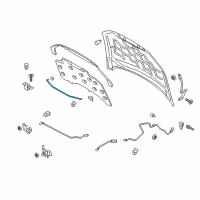 OEM 2019 Ford SSV Plug-In Hybrid Support Rod Diagram - DS7Z-16826-A