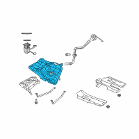 OEM Dodge Avenger Fuel Tank Diagram - 68079329AD