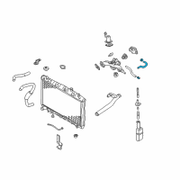 OEM 2005 Hyundai Santa Fe Hose-Coolant, B Diagram - 25469-37201