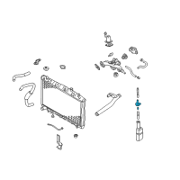 OEM Hyundai Tiburon Cap Assembly-Radiator Reservoir Diagram - 25440-2D000