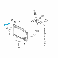 OEM 2006 Hyundai Tiburon Hose-Radiator, Upper Diagram - 25411-2C600