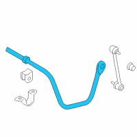 OEM 2012 Toyota Highlander Stabilizer Bar Diagram - 48812-48170