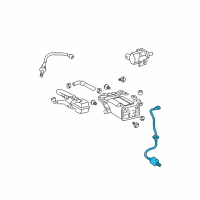 OEM 2006 Lexus IS250 Sensor, Oxygen Diagram - 89465-53230