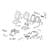 OEM Saturn Outlook Lumbar Switch Diagram - 25926718