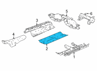OEM 2022 Acura TLX Floor Set, Right Front Diagram - 65111-TGV-305ZZ