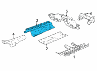 OEM 2022 Acura TLX TUNNEL, FR Diagram - 65120-TGZ-325ZZ