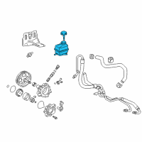 OEM 2000 Toyota Celica Reservoir Diagram - 44360-20220