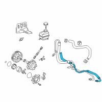 OEM 2001 Toyota Celica Return Hose Diagram - 44406-20810