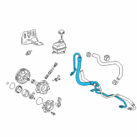 OEM 2005 Toyota Celica Pressure Hose Diagram - 44410-2B310