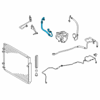 OEM 2013 Toyota Highlander Suction Hose Diagram - 88704-48250