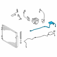 OEM 2011 Toyota Highlander Suction Pipe Diagram - 88717-48250