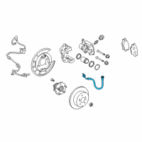 OEM 2006 Toyota RAV4 Brake Hose Diagram - 90947-02F51