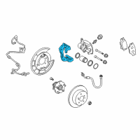 OEM 2010 Toyota RAV4 Caliper Support Diagram - 47821-42061