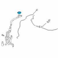 OEM Honda Cap, Mouth Diagram - 76802-SS0-003