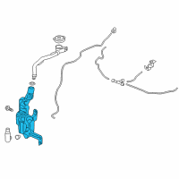 OEM 2019 Honda Civic Tank, Washer (2.5L) Diagram - 76841-TEA-T01