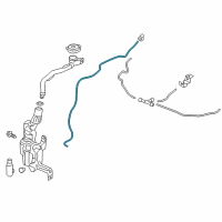 OEM Honda Tube (4X7X1410) Diagram - 76868-TBA-A02