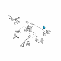 OEM 2007 Lexus RX350 INSULATOR, Engine Mounting Diagram - 12371-31121