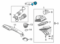 OEM 2022 Kia K5 Hose-Air Intake (B) Diagram - 28139L2400